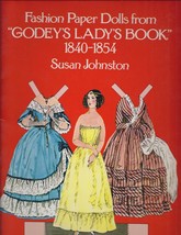 Fashion Paper Dolls   Godey&#39;s Lady&#39;s Book 1840   1854  Susan Johnston, Uncu - £5.46 GBP