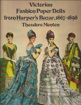 Victorian Fashion Paper Dolls   Harper Bazaar 1867   1898  Theodore Menten, Uncu - £6.37 GBP