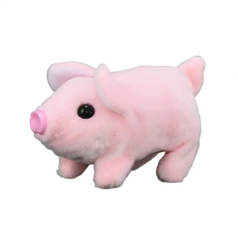 Simulation Walking Piggy Electronic Pet Plush Toy Pig Plushies Twitch Nose Tail - £9.99 GBP