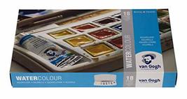 Van Gogh Watercolor Paint Set, Plastic Pocketbox, 18-Half Pan + 2x10ml - £34.51 GBP