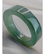 Icy Ice Bluish Green Natural Jadeite Jade Band Ring # US SIZE 9.5 # 19.40mm - €501,38 EUR