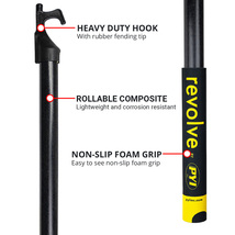 REVOLVE ROLLABLE BOAT HOOK - 75&quot; Light &amp; Strong Convenient Stowage - $105.00