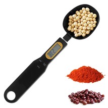 Digital Spoon Scales: Food Measuring Spoon, 500G/0.1G Scale,, And Oil (Black). - £27.17 GBP