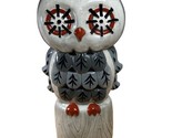 Midwest Lighted Color-Changing Owl Halloween Decor 14 Inches High Flashes - £9.61 GBP