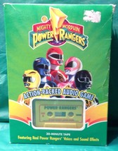 Mighty Morphin Power Rangers Action Packed Audio Game Vintage 1994 Real ... - $9.94