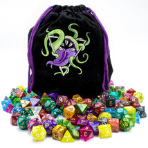 Bag of Devouring: 140 Polyhedral Dice in 20 Complete Sets - £78.44 GBP