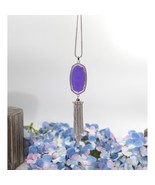 Kendra Scott Rayne Iridescent Glass Long Pendant Necklace NWT - £66.79 GBP