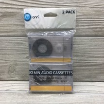 ONN 90 Minute Audio Cassettes Tapes - High Output - Blank Recording  - £4.66 GBP