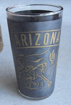 Vintage 1970s Peanut Butter Glass State of Arizona - $18.81