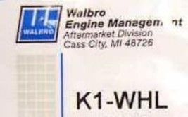 GENUINE WALBRO WHL CARBURETOR REPAIR KIT K1-WHL - £23.46 GBP
