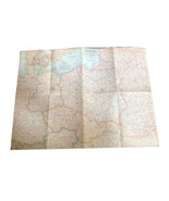 VINTAGE POLAND AND CZECHOSLOVAKIA MAP National Geographic September 1958 - $9.00