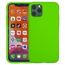 Liquid Silicone Gel Rubber Shockproof Case for iPhone 11 Pro Max 6.5&quot;LIGHT GREEN - £6.12 GBP