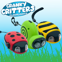 Cranky Critters Hand-Cranked Led Flashlights - $16.95