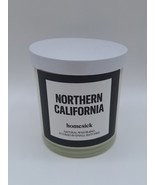 Homesick Northern California Scented Candle White 7.5 oz Pear Vanilla Am... - $24.45 CAD