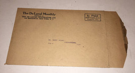 The Delaval Monthly Milk Machines Vintage Mail Envelope - $35.79