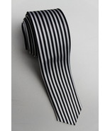 Black White #10 striped 5cm Necktie - $19.99