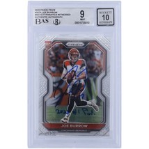 Joe Burrow Autographed Bengals 2020 Panini Prizm RC #307 Card Beckett 9 - $4,995.00