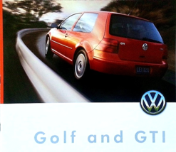2000 Volkswagen GOLF sales brochure catalog US 00 VW GTI VR6 - £7.83 GBP