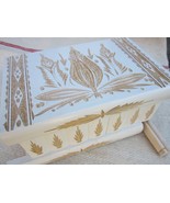 Impossible Lock Box Wooden Carved White Jewelry Keepsake Check Video Tut... - £50.17 GBP