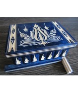 Transylvania Ornate Hand Carved  Hinged Lid Jewelry Keepsake Trinket Box... - £35.18 GBP
