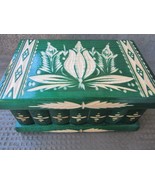 Vintage Hungarian Wooden Puzzle Box Locking Treasure Chest Secret Compar... - £37.13 GBP