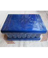 Primitive Folk Art Wood Secret Puzzle Box w/ Hidden Compartments Brown J... - £51.70 GBP