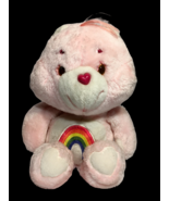 Vintage 1983 Pink Rainbow Care Bear CHEER BEAR Plush Doll 12&quot; Stuffed An... - $41.09 CAD