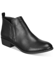 Sun + Stone Women&#39;s Cadee Ankle Booties Black Size 7 1/2M - £17.15 GBP