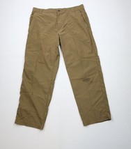 Vintage Columbia Mens 40x32 Distressed Spell Out Wide Leg Microfiber Pan... - $44.50