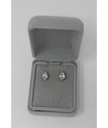 14KT Yellow Gold &amp; Cubic Zirconia Stud Earrings - $82.04 CAD