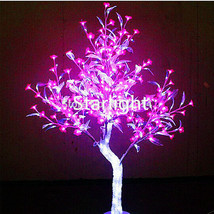 5ft Outdoor LED Crystal Cherry Tree Light Holiday Garden Wedding Decor 576 LEDs - £254.81 GBP
