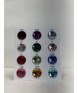 12 GEMSTONE STICKERS BIRTHSTONES SELF ADHESIVE 3D MIULTICOLOR NEW free SHIP - £6.31 GBP