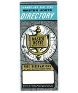 1966 Master Hosts Motor Hotels  Motel Directory Summer Fall - £11.68 GBP
