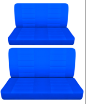 Fits 1963 Chevrolet Impala 4 door sedan Front and Rear bench seat covers Blue - £102.06 GBP
