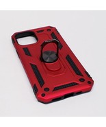 iPhone 12 / 12 Pro Red Metallic Hard Shell Phone Case w/ Grip Ring *USA ... - $260.50 MXN