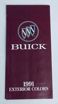 1991 Buick Exterior Colors Dealer Showroom Sales Brochure Guide Catalog - $9.45