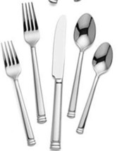 Lenox Summerton 20 Piece Stainless Flatware Service for 4 Glossy Finish New - £71.14 GBP