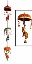 Rastogi Handicrafts Elephant Umbrella Shape For Hanging Ornamen Home Dec... - $26.70