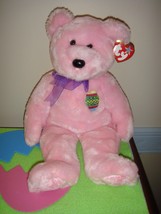 Ty Eggs Beanie Buddy Pink Bear For Easter - $15.49