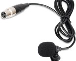 Lavalier Lapel Microphone With Mini Xlr Jack, Hand-Free Clip-On Lapel Mi... - $38.96