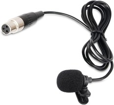 Lavalier Lapel Microphone With Mini Xlr Jack, Hand-Free Clip-On Lapel Microphone - £30.51 GBP