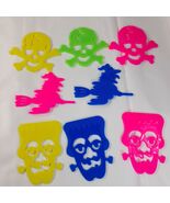 Vintage Lisa Frank Halloween Stencils Tracers Frankenstein Witch skull c... - $408.60 MXN