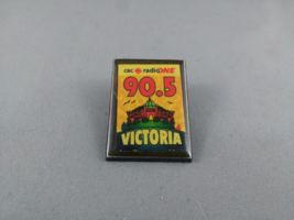 Modern CBC Pin - Victoria BC Canada  90.5 - Great Graphic - £11.76 GBP