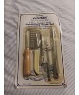 Garnishing Tool Set 5 Pc Vintage Set-NOS Sealed - $5.00