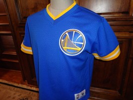 Vintage Throwback Sewn Blue Golden State Warriors NBA Jersey Size 40 M Excellent - £34.30 GBP