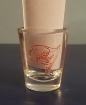 Tampa Bay Buccaneers Shot Glass NFL Football Made In USA - £2.39 GBP