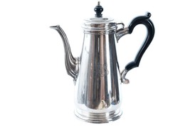 c1940&#39;s Tiffany Lighthouse Sterling silver demitasse coffee pot RWS monogram - £930.32 GBP