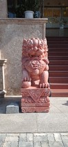 Large Lion Statue Foodog Feng Shui statue Garden figurines Garden Ornament  - $5,955.00