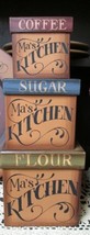 13641 - Ma&#39;s Kitchen Nestable Box Set of 3 boxes Paper Mache&#39;  - $21.95