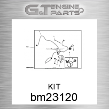 BM23120 Kit Fits John Deere (New Oem) - £168.08 GBP